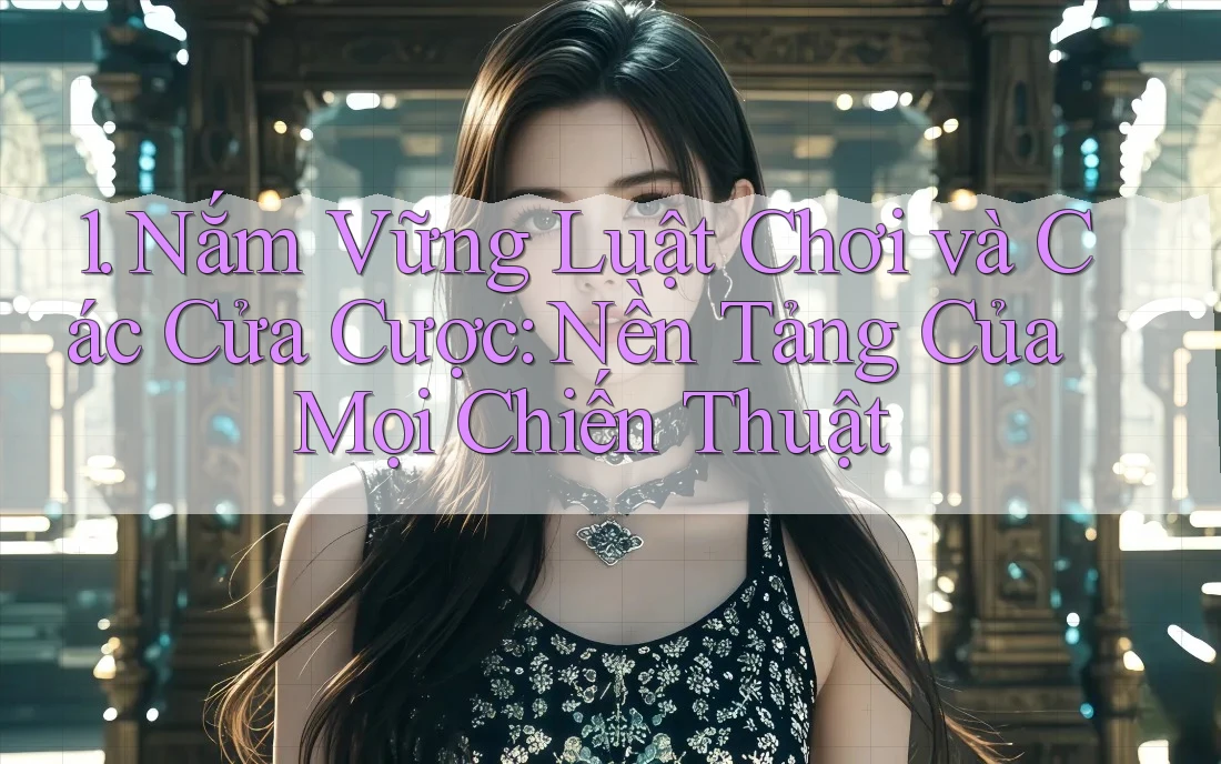 1. Nắm Vững Luật Chơi và Các Cửa Cược: Nền Tảng Của Mọi Chiến Thuật