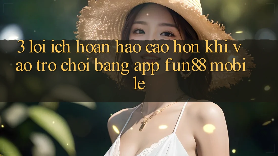 3. Lợi Ích Hoàn hảo cao hơn Khi Vào Trò chơi Bằng App Fun88 Mobile