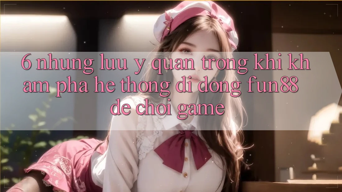 6. Những Lưu Ý Quan Trọng Khi Khám phá Hệ thống di động Fun88 Để Chơi Game 6. Những Lưu Ý Quan Trọng Khi Khám phá Hệ thống di động Fun88 Để Chơi Game