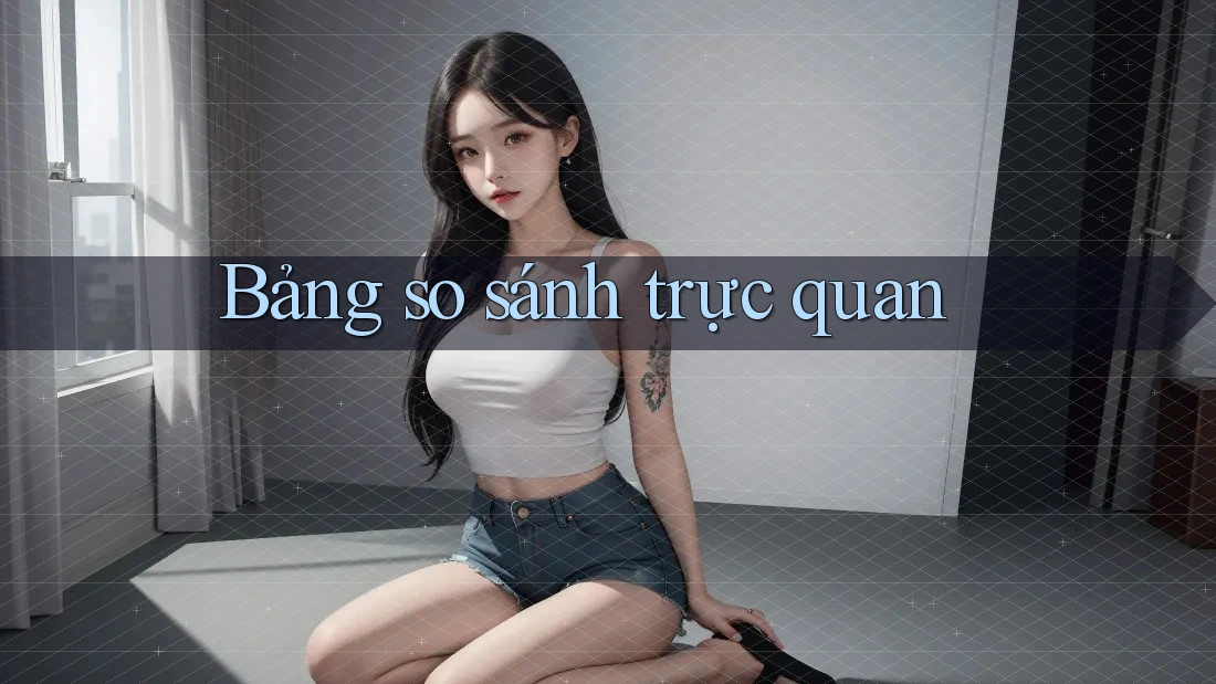 Bảng so sánh trực quan
