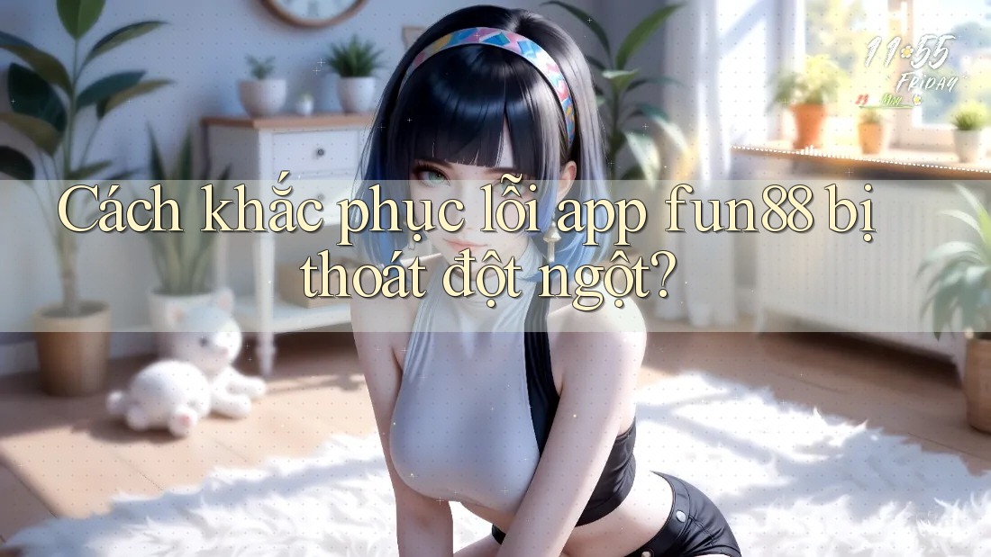 Cách khắc phục lỗi app fun88 bị thoát đột ngột?