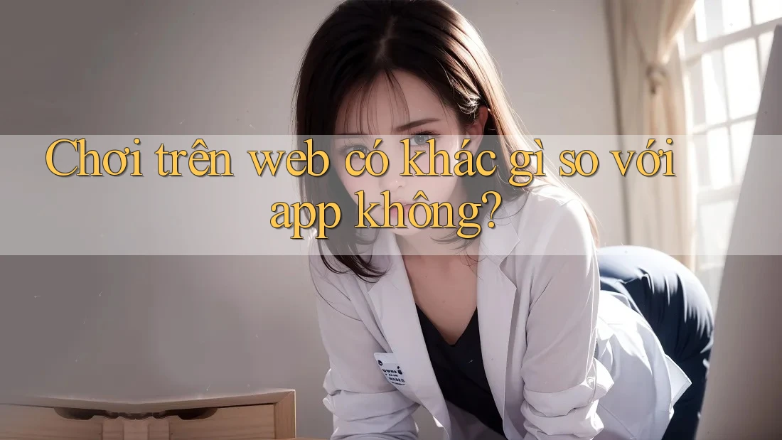 Chơi trên web có khác gì so với app không?