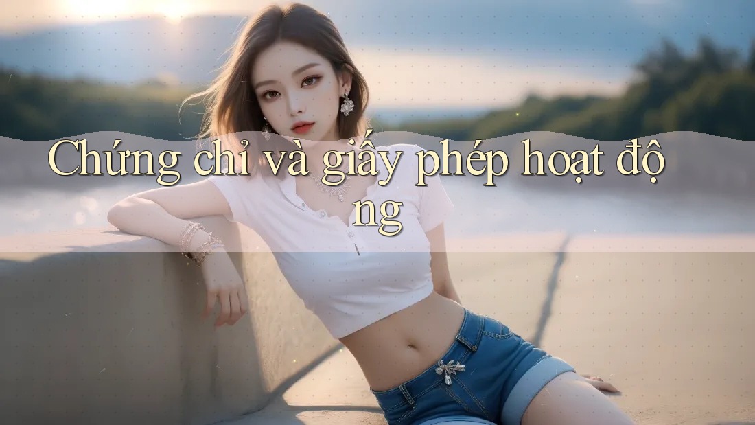 Chứng chỉ và giấy phép hoạt động Chứng chỉ và giấy phép hoạt động