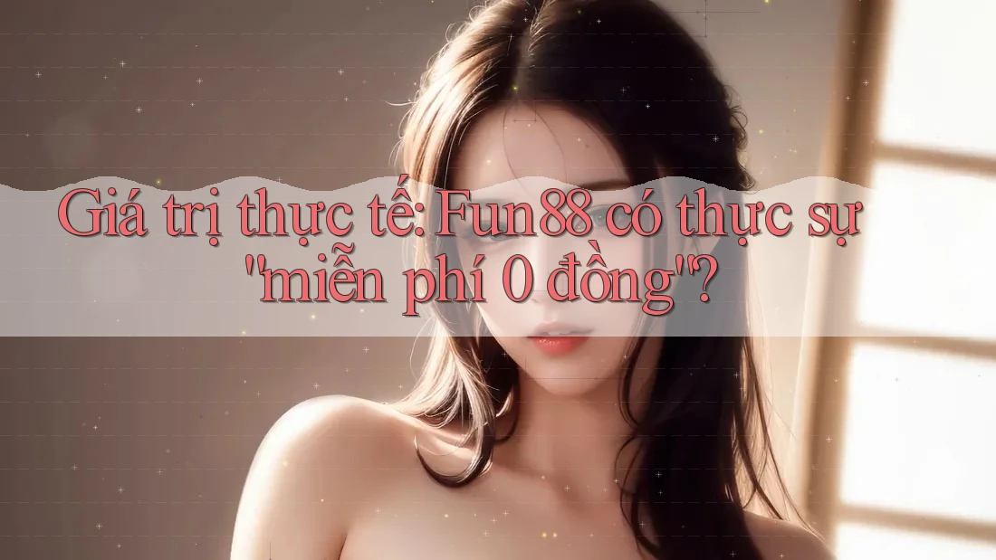 Giá trị thực tế: Fun88 có thực sự “miễn phí 0 đồng”?