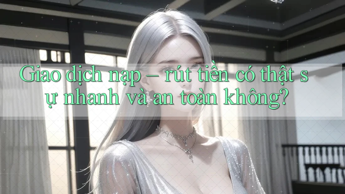 Giao dịch nạp – rút tiền có thật sự nhanh và an toàn không? Giao dịch nạp – rút tiền có thật sự nhanh và an toàn không?