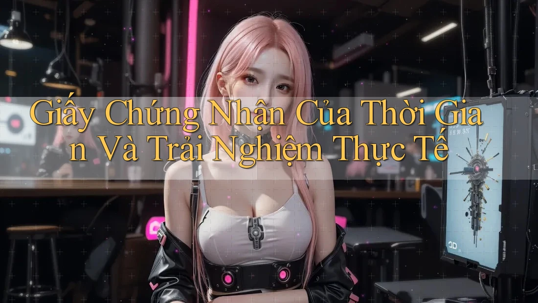 Giấy Chứng Nhận Của Thời Gian Và Trải Nghiệm Thực Tế Giấy Chứng Nhận Của Thời Gian Và Trải Nghiệm Thực Tế