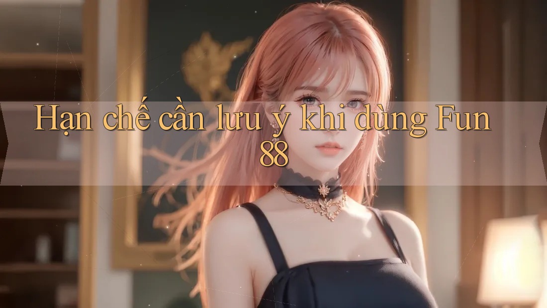 Hạn chế cần lưu ý khi dùng fun88 Hạn chế cần lưu ý khi dùng fun88