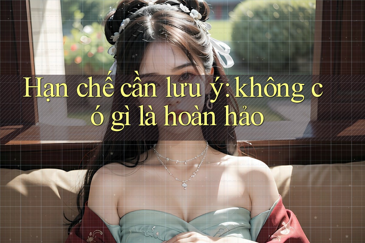 Hạn chế cần lưu ý (không có gì là hoàn hảo)