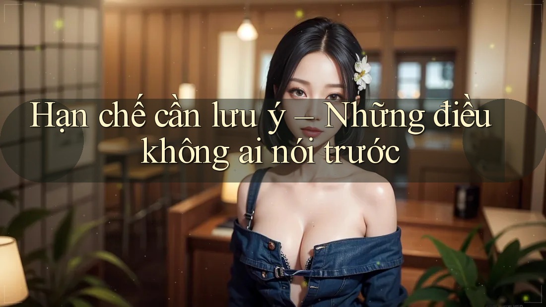 Hạn chế cần lưu ý – Những điều không ai nói trước