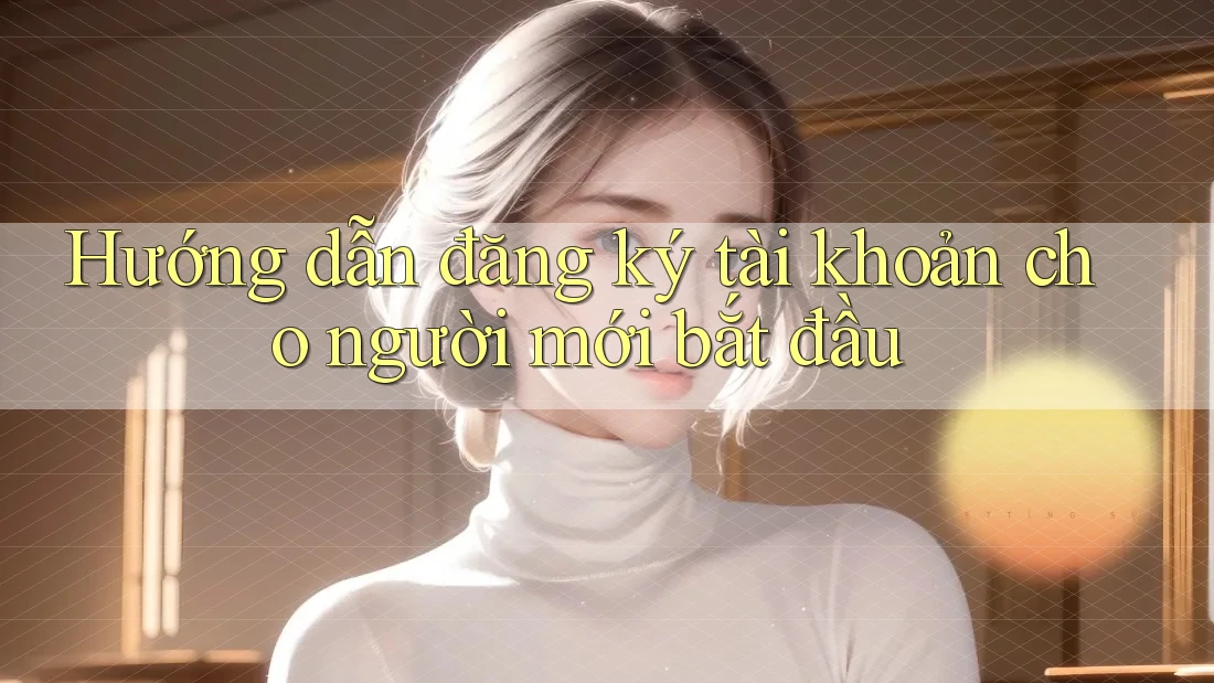 Hướng dẫn đăng ký tài khoản cho người mới bắt đầu Hướng dẫn đăng ký tài khoản cho người mới bắt đầu