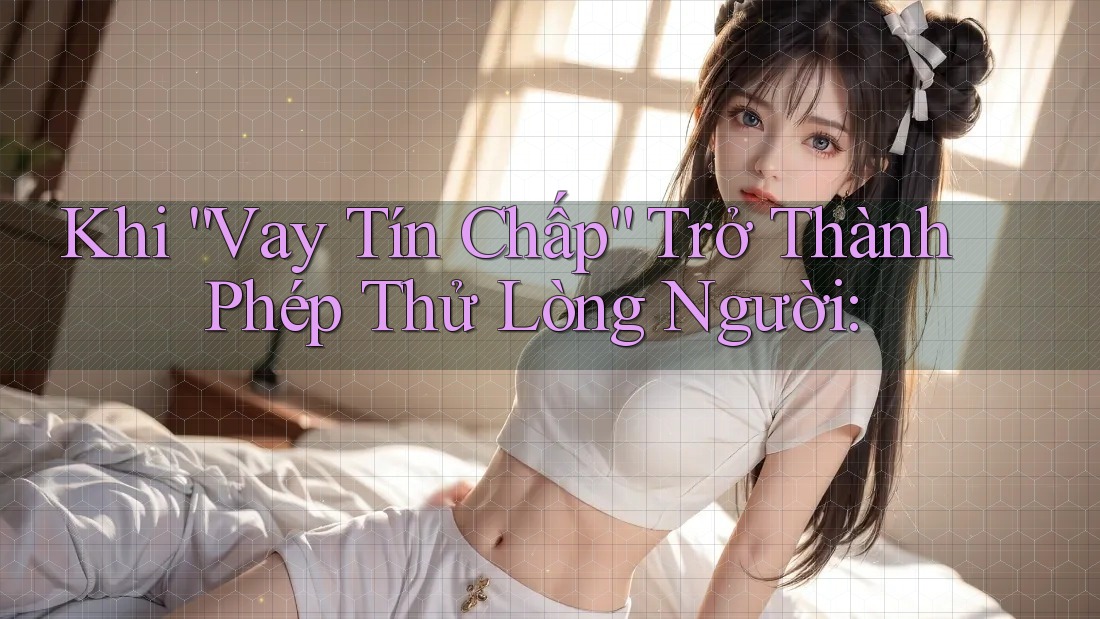 Khi “Vay Tín Chấp” Trở Thành Phép Thử Lòng Người: