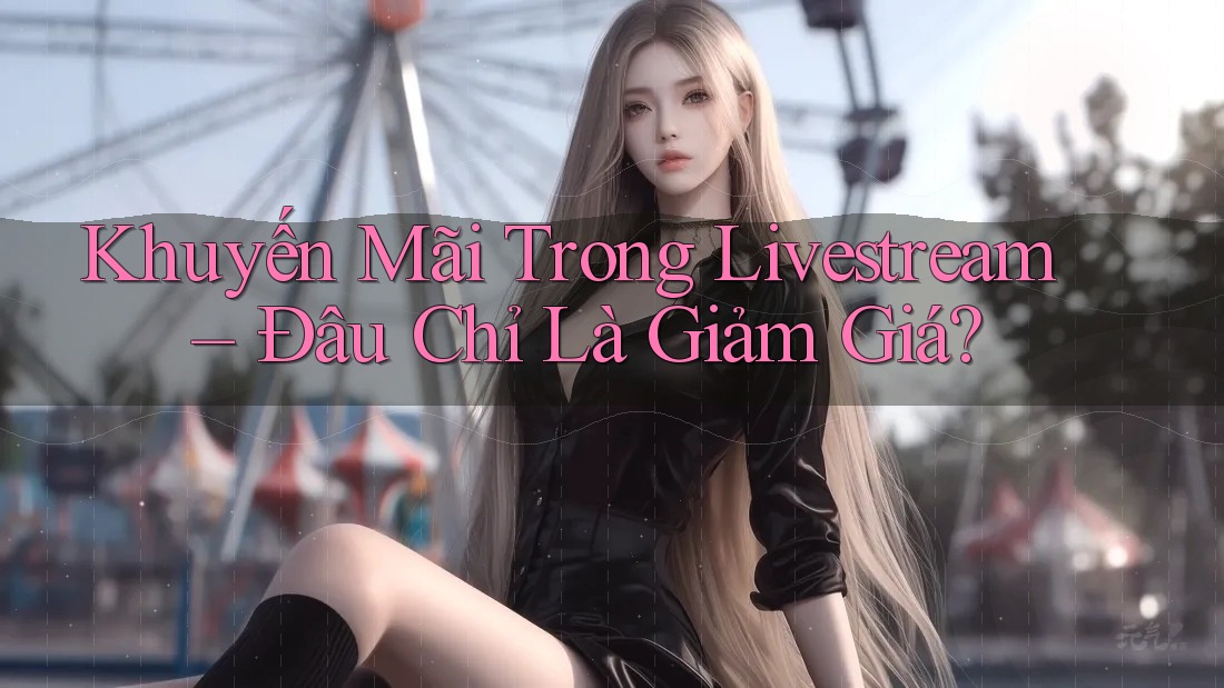 Khuyến Mãi Trong Livestream – Đâu Chỉ Là Giảm Giá?