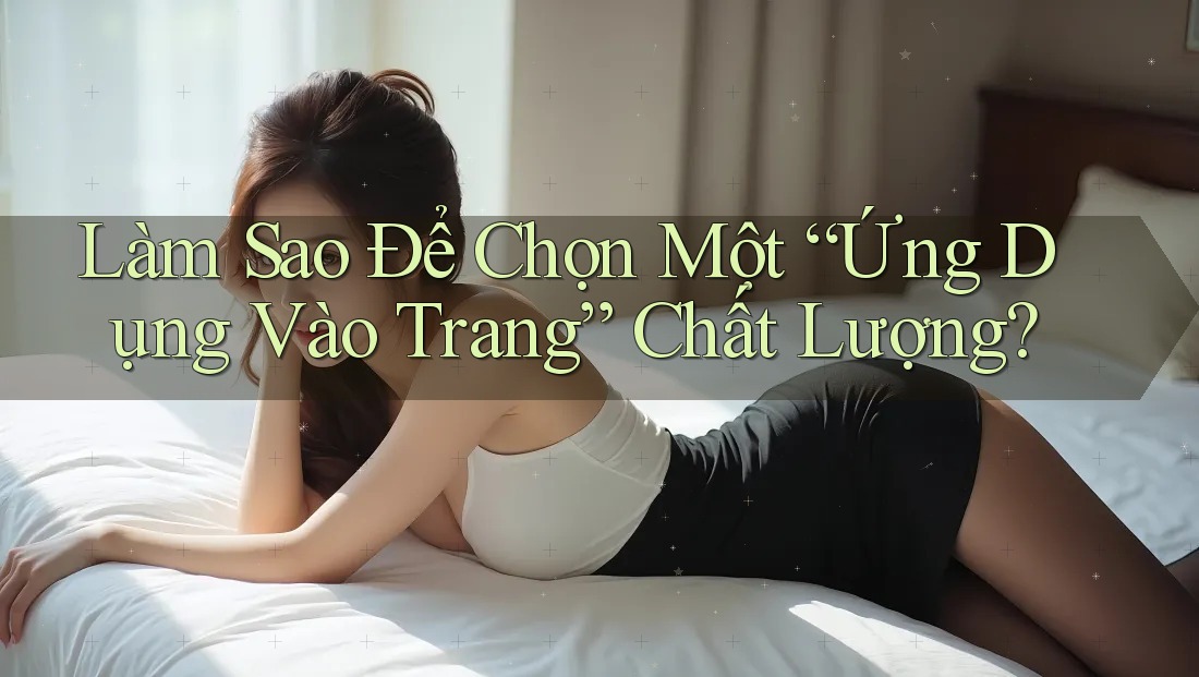 Làm Sao Để Chọn Một “Ứng Dụng Vào Trang” Chất Lượng?