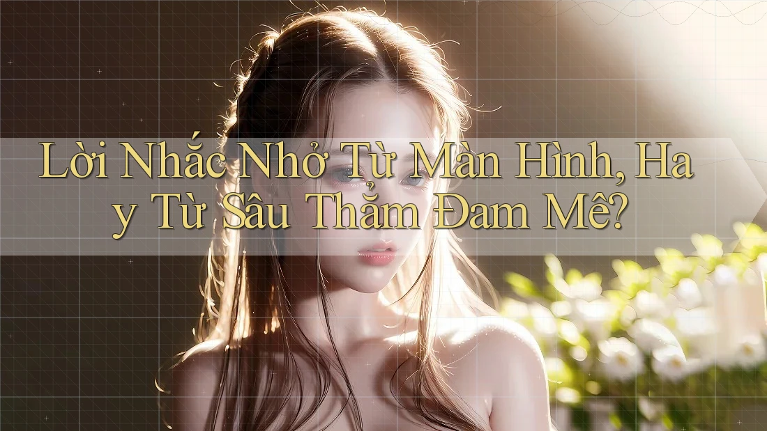 Lời Nhắc Nhở Từ Màn Hình, Hay Từ Sâu Thẳm Đam Mê? Lời Nhắc Nhở Từ Màn Hình, Hay Từ Sâu Thẳm Đam Mê?