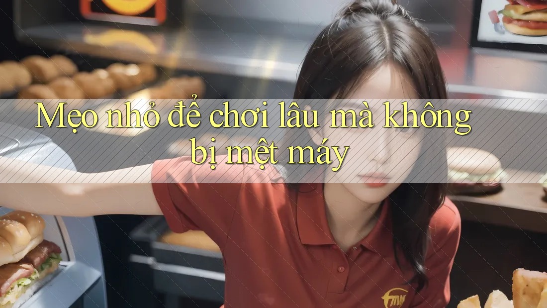 Mẹo nhỏ để chơi lâu mà không bị mệt máy