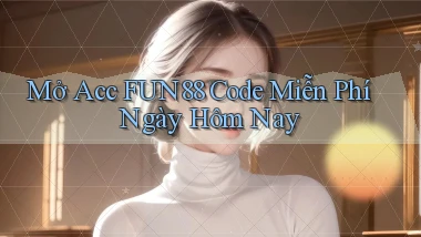 mở acc fun88 code miễn phí ngày hôm nay
