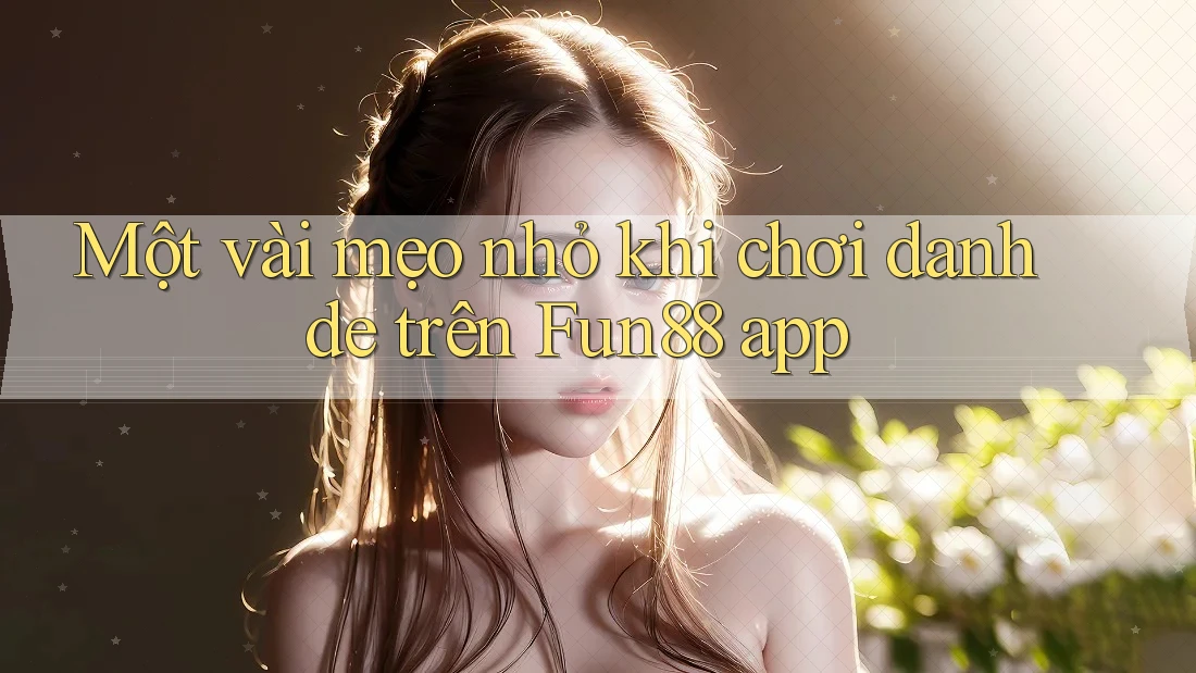 Một vài mẹo nhỏ khi chơi danh de trên Fun88 app