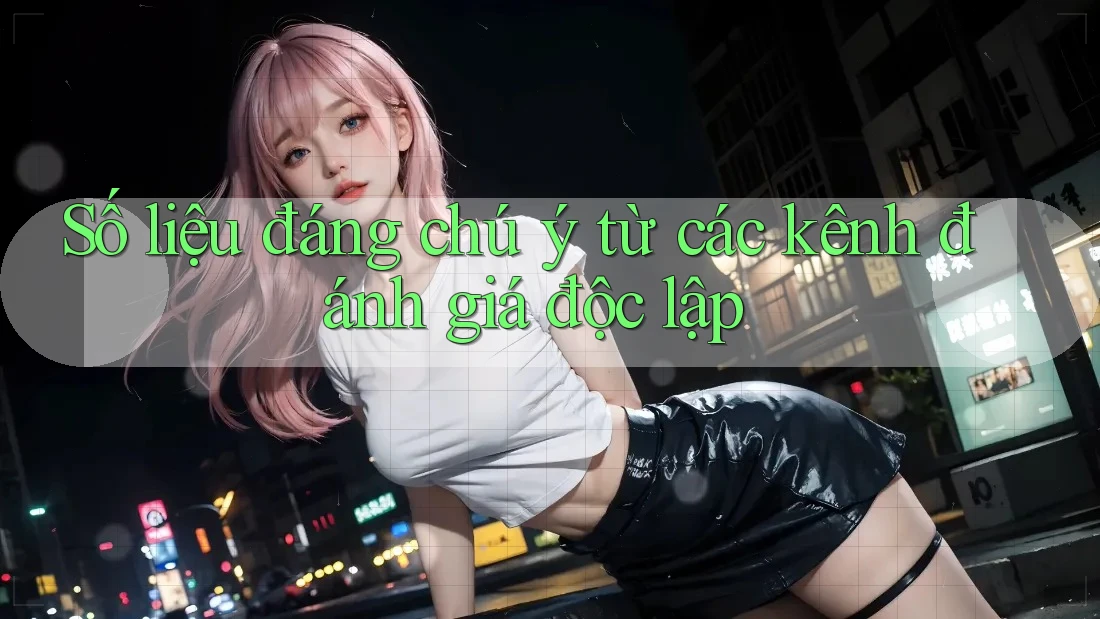 Số liệu đáng chú ý từ các kênh đánh giá độc lập