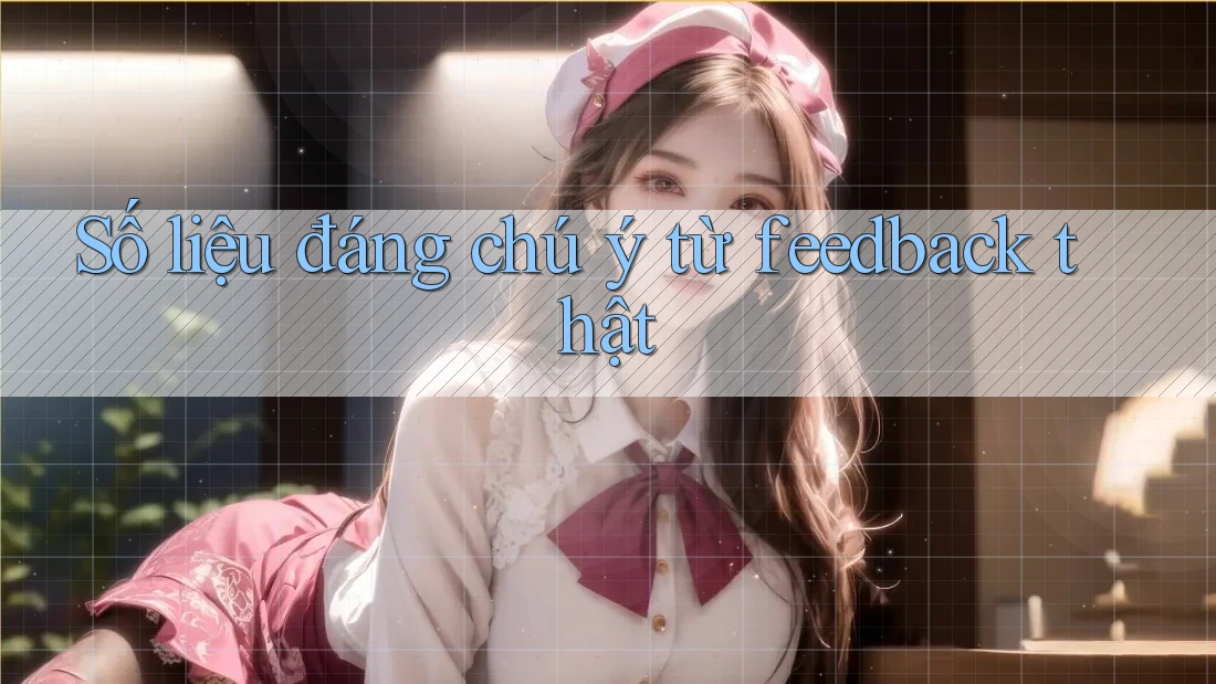 Số liệu đáng chú ý từ feedback thật Số liệu đáng chú ý từ feedback thật