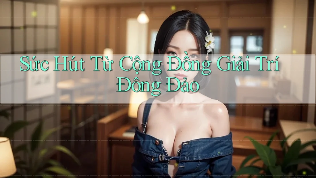 Sức Hút Từ Cộng Đồng Giải Trí Đông Đảo