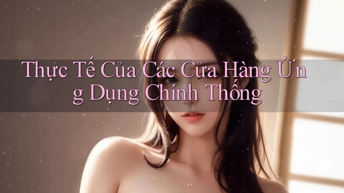 Thực Tế Của Các Cửa Hàng Ứng Dụng Chính Thống Thực Tế Của Các Cửa Hàng Ứng Dụng Chính Thống