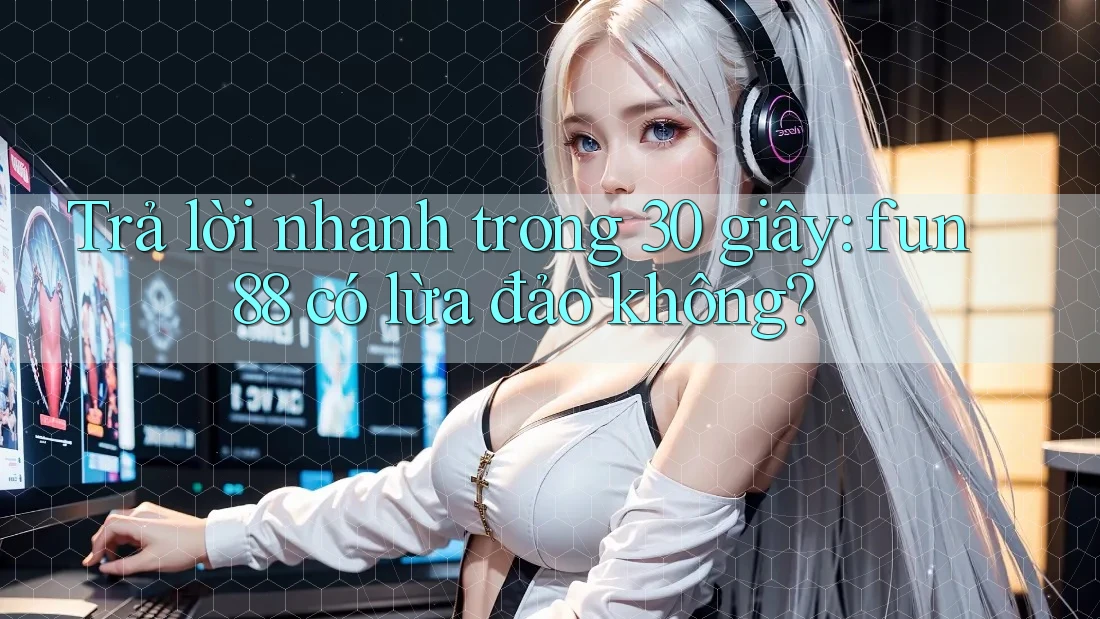 Trả lời nhanh trong 30 giây: fun88 có lừa đảo không?