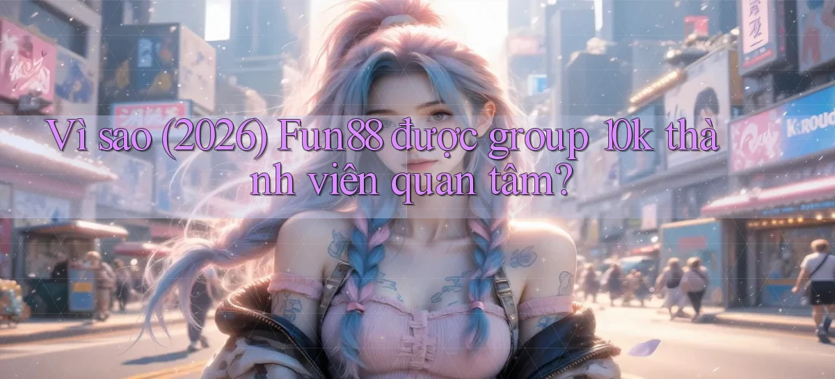 Vì sao (2026) Fun88 được group 10k thành viên quan tâm